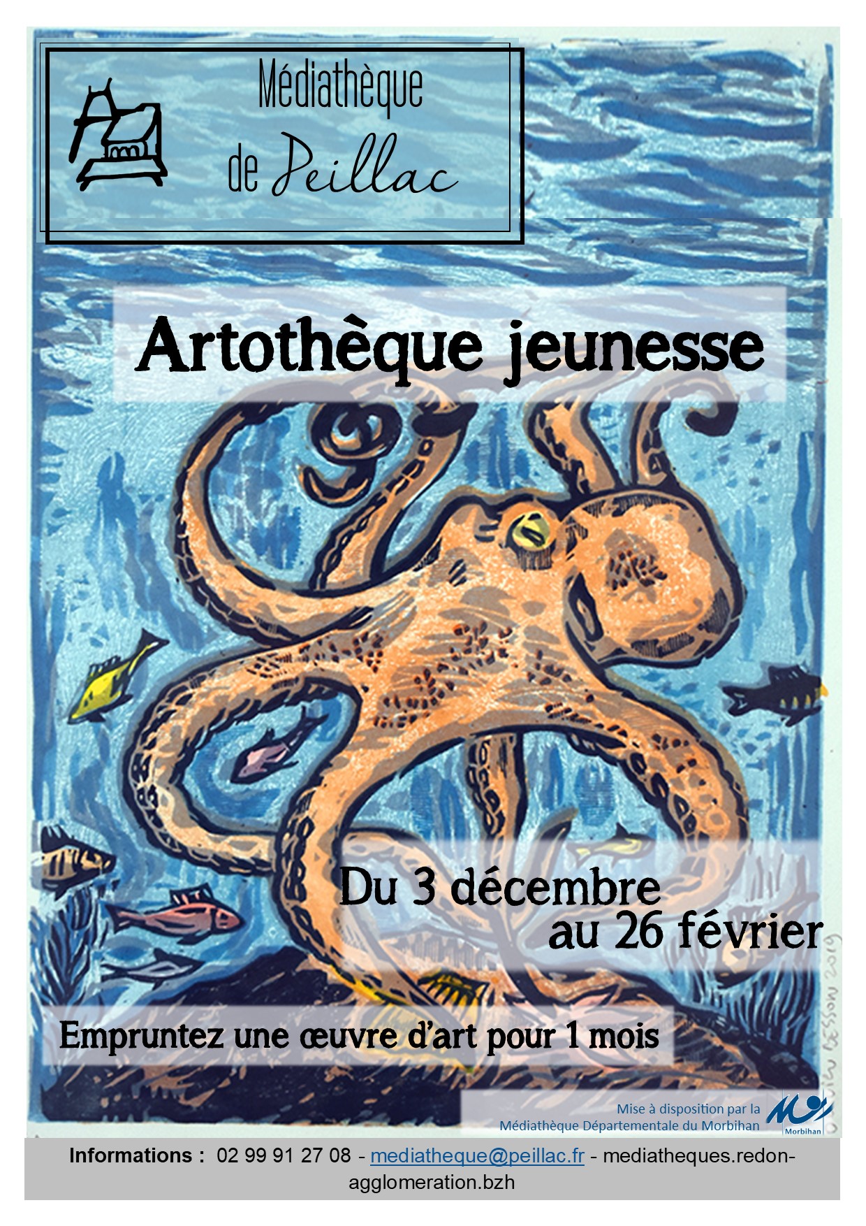Affiche Artothèque jeunesse