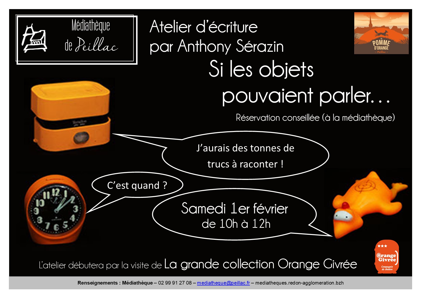 Affiche Si les objets pouvaient parler
