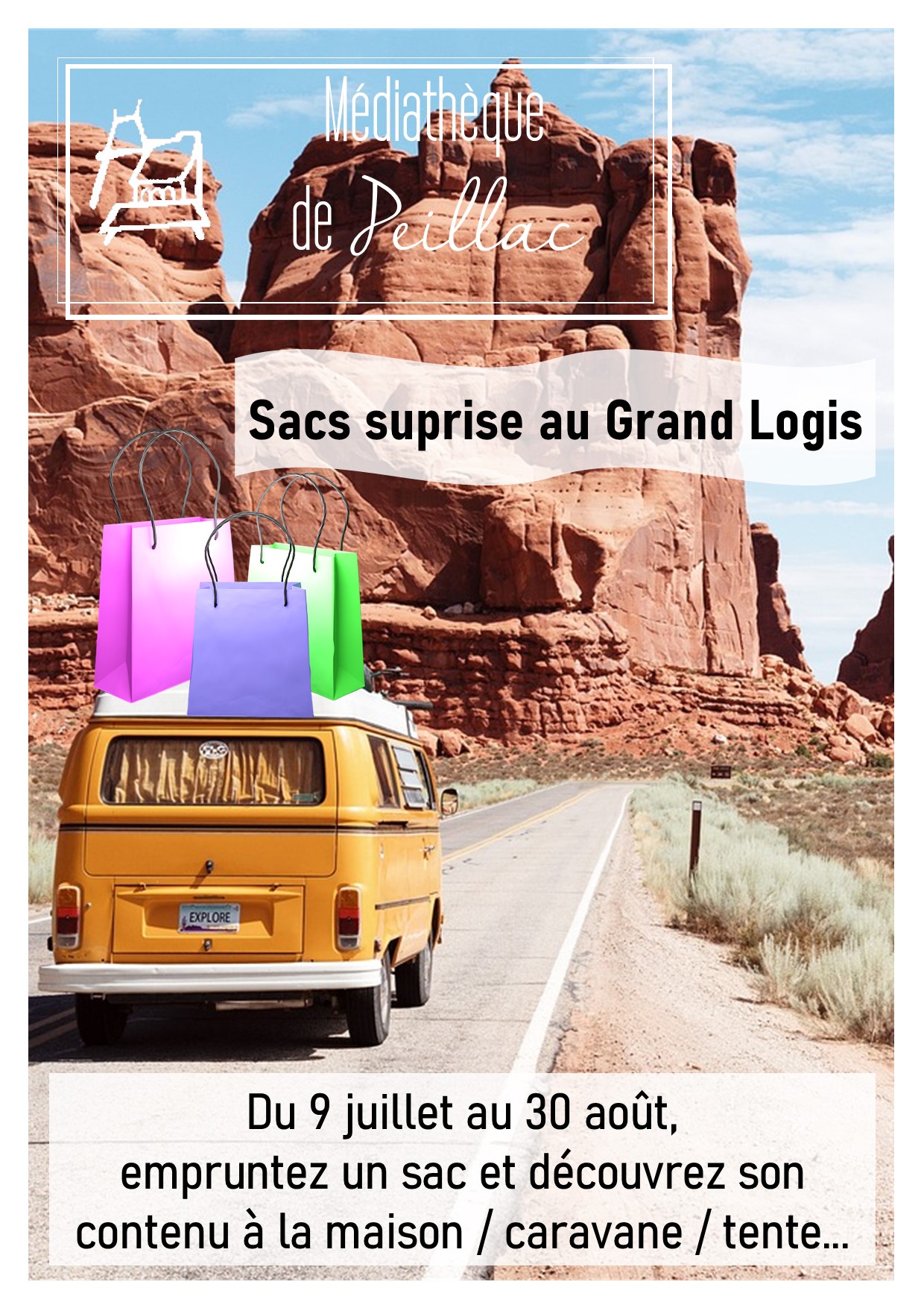 Affiche sacs surprise 2025