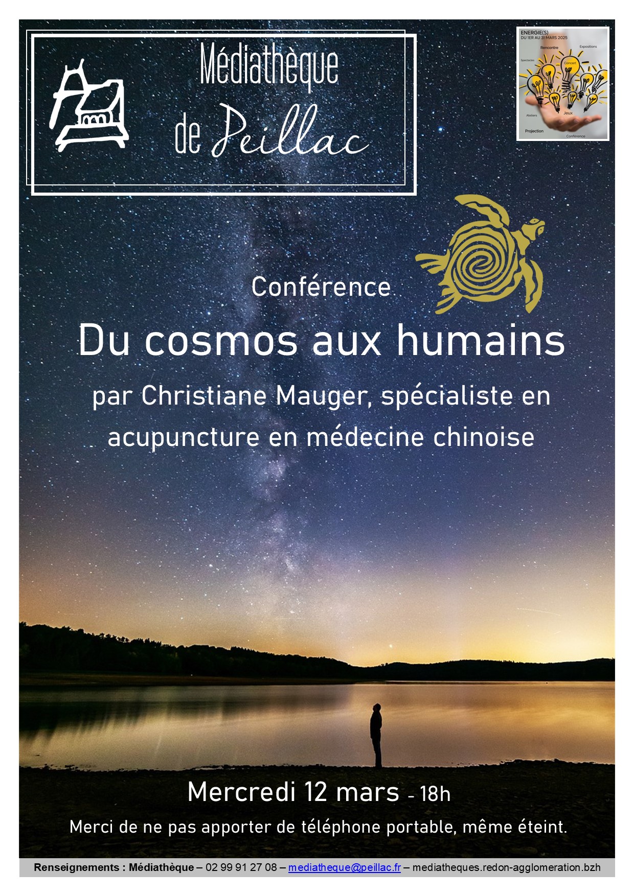 affiche Du cosmos aux humains
