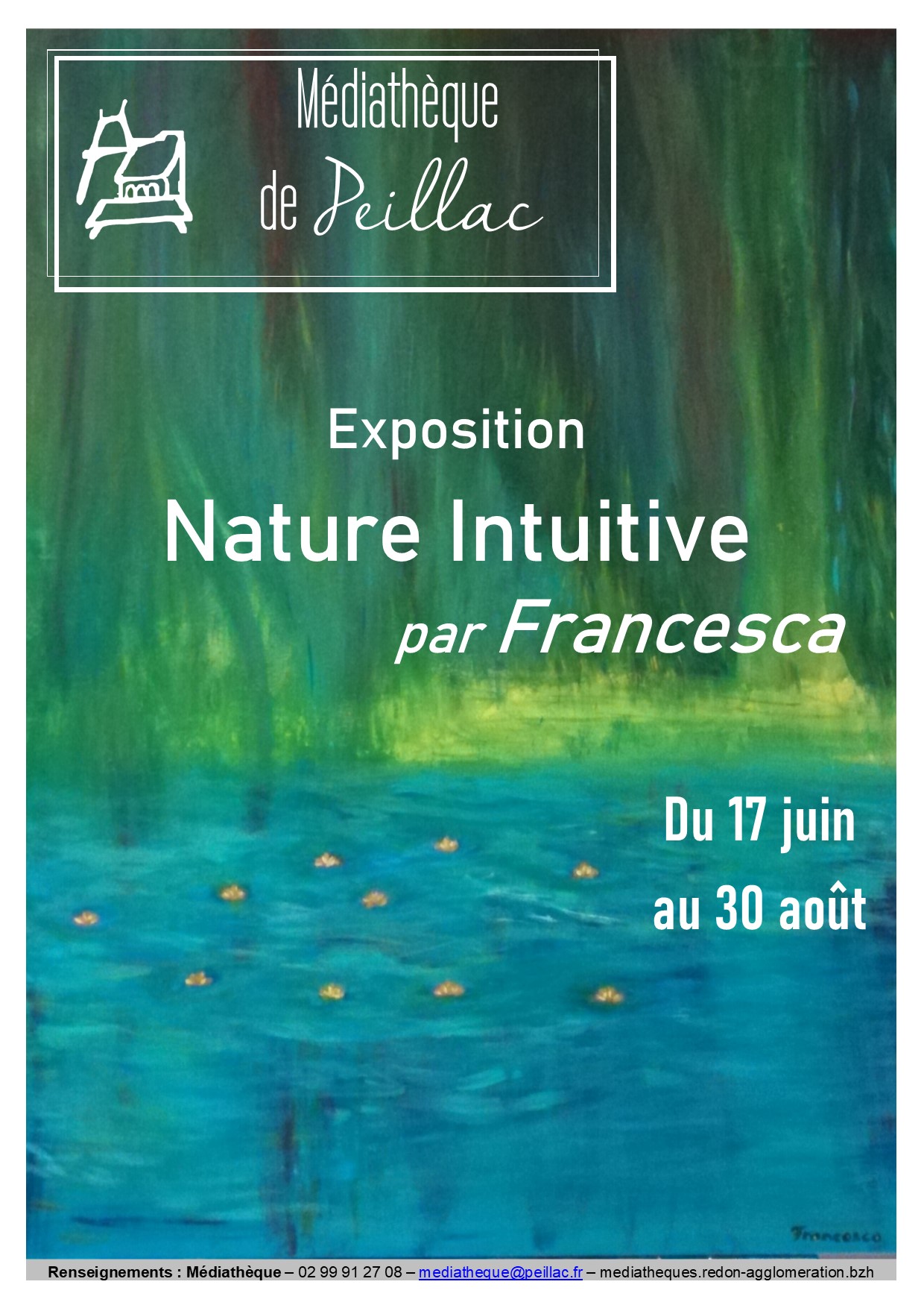 affiche expo Francesca juin aout